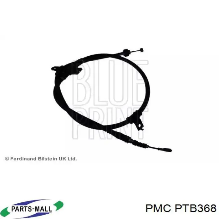 PTB-368 Parts-Mall cable de freno de mano trasero izquierdo