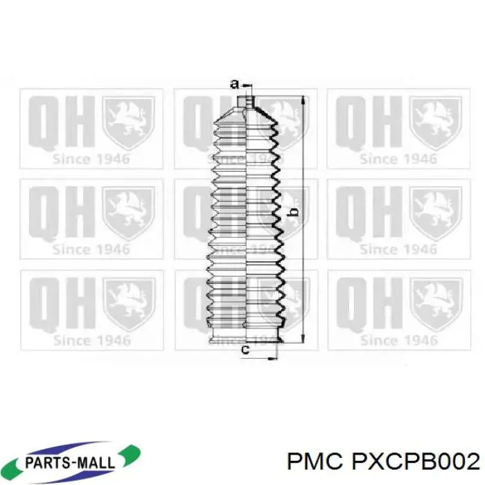 PXCPB002 Parts-Mall Guardapolvo dirección