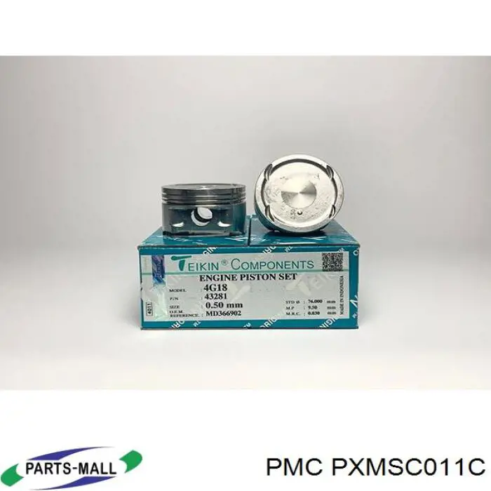 Pistón completo para 1 cilindro, segunda reparación (+0,50 mm) Parts-Mall PXMSC011C precio, desde 30,72 EUR
