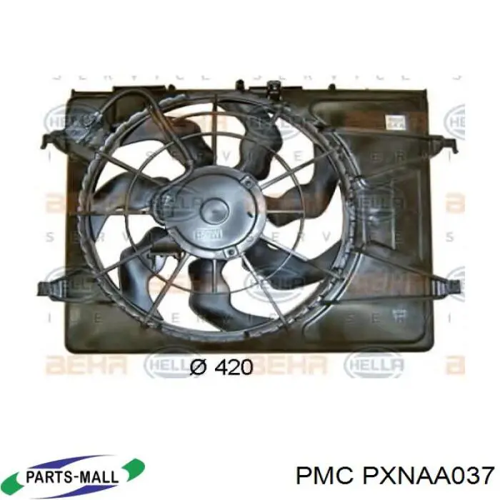 Ventilador, refrigeración motor Parts-Mall PXNAA037 precio, desde 88,48 EUR