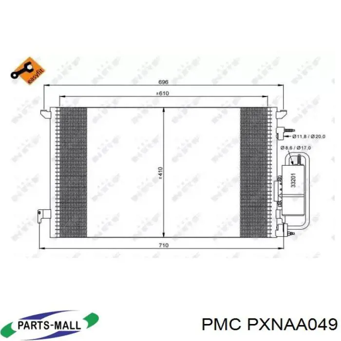 Ventilador, refrigeración motor Parts-Mall PXNAA049 precio, desde 85,78 EUR