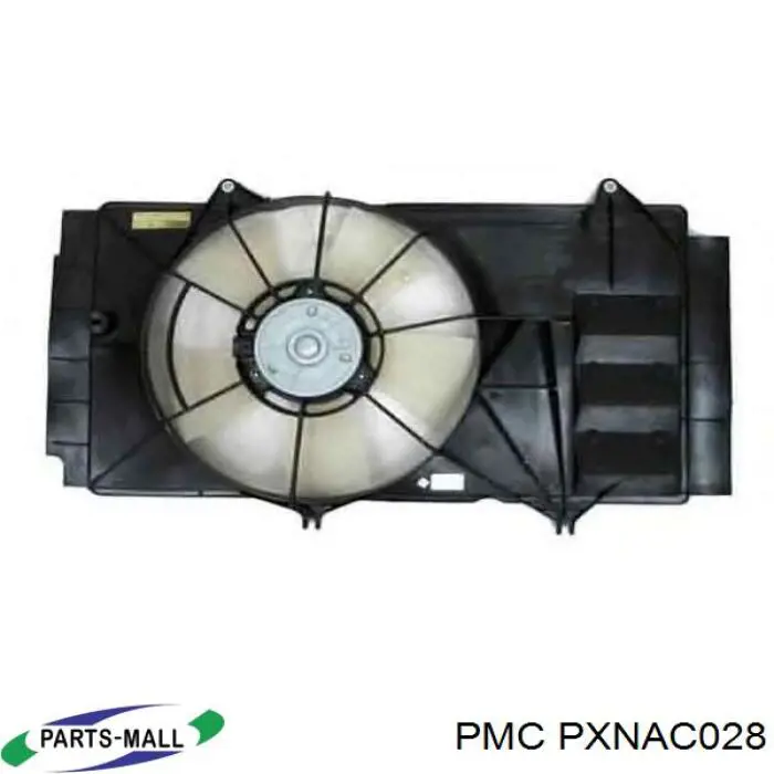 Difusor de radiador, ventilador de refrigeración, condensador del aire acondicionado, completo con motor y rodete Chevrolet Aveo (T200)