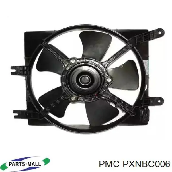 PXNBC006 Parts-Mall Rodete ventilador, aire acondicionado