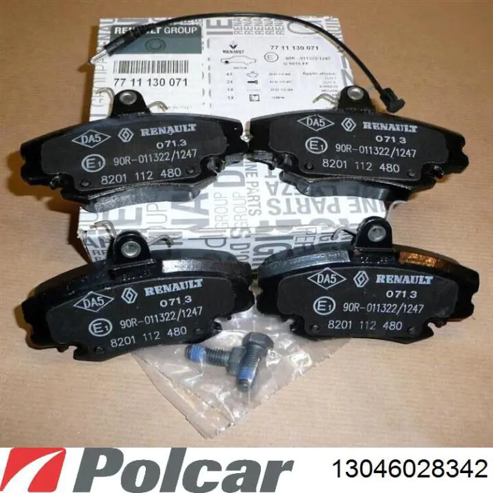 Pastillas de freno delanteras Peugeot 205 2 20A, C