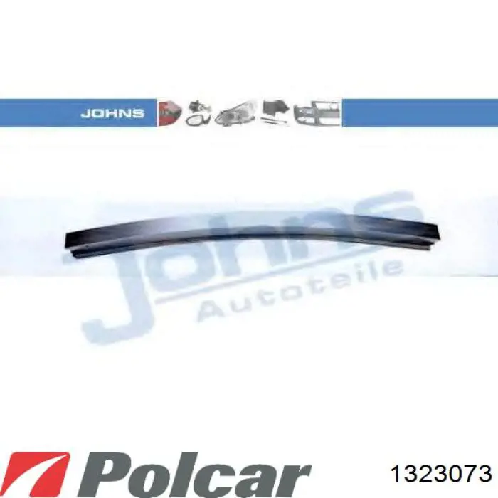 Refuerzo parachoque delantero 1323073 Polcar
