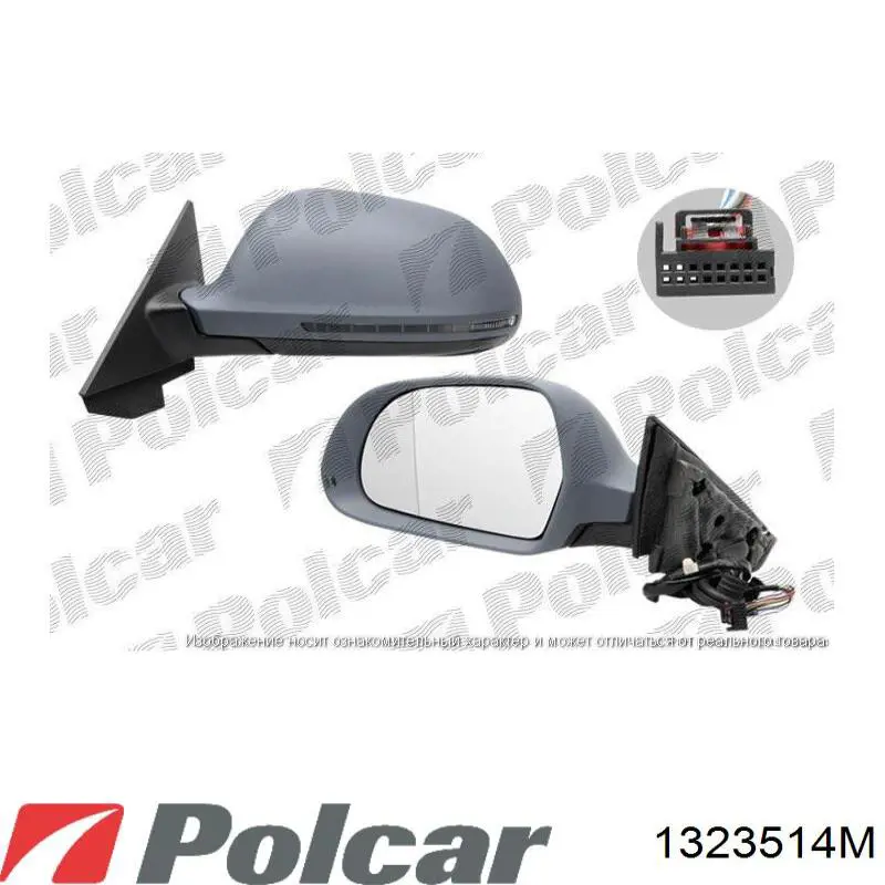 RS0225395 VAG espejo retrovisor izquierdo