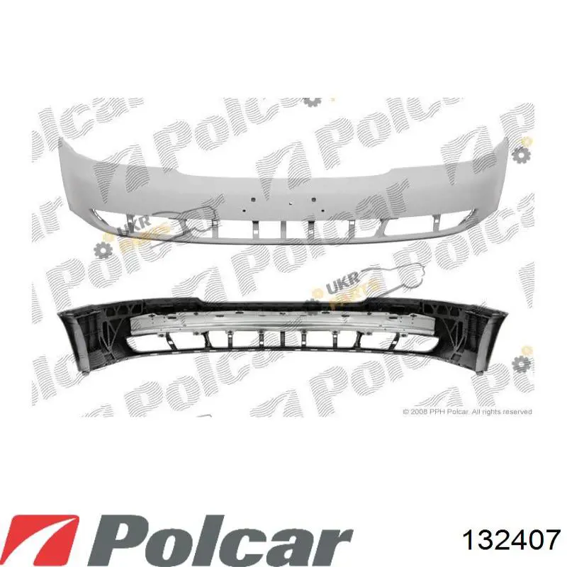 Paragolpes 132407 Polcar
