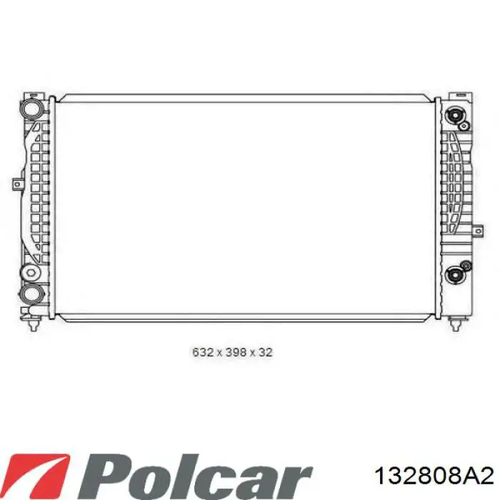 Radiador 4D0121251J VAG