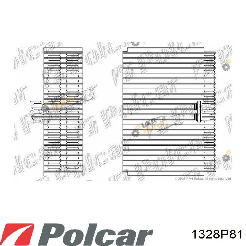 Evaporador de aire acondicionado Polcar 1328P81 precio, desde 92,93 EUR