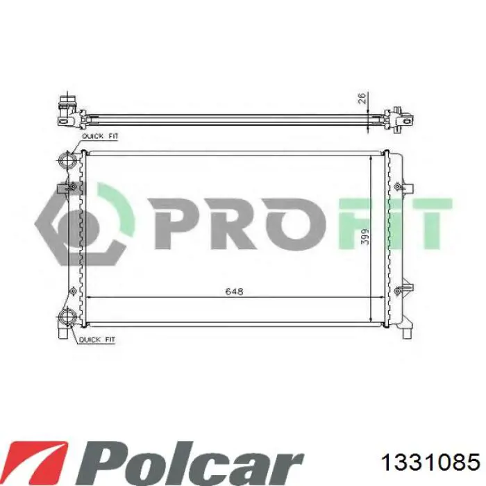 1K0121251R VAG Refrigeración del motor