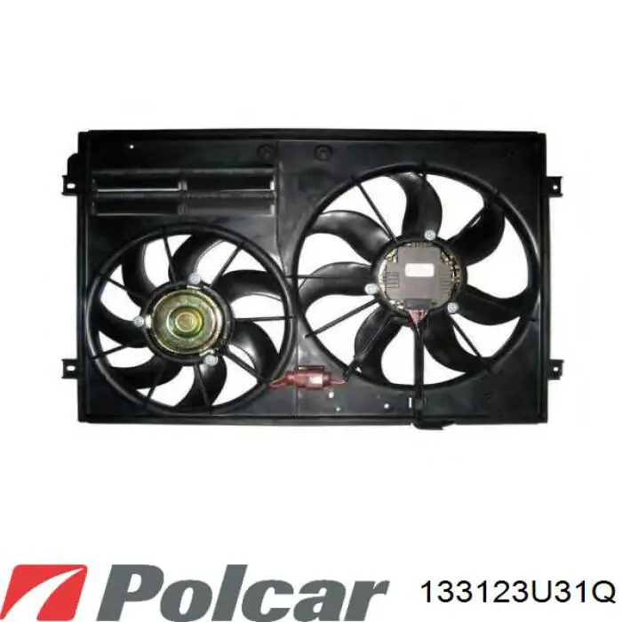 133123U31Q Polcar ventilador (rodete +motor refrigeración del motor con electromotor derecho)