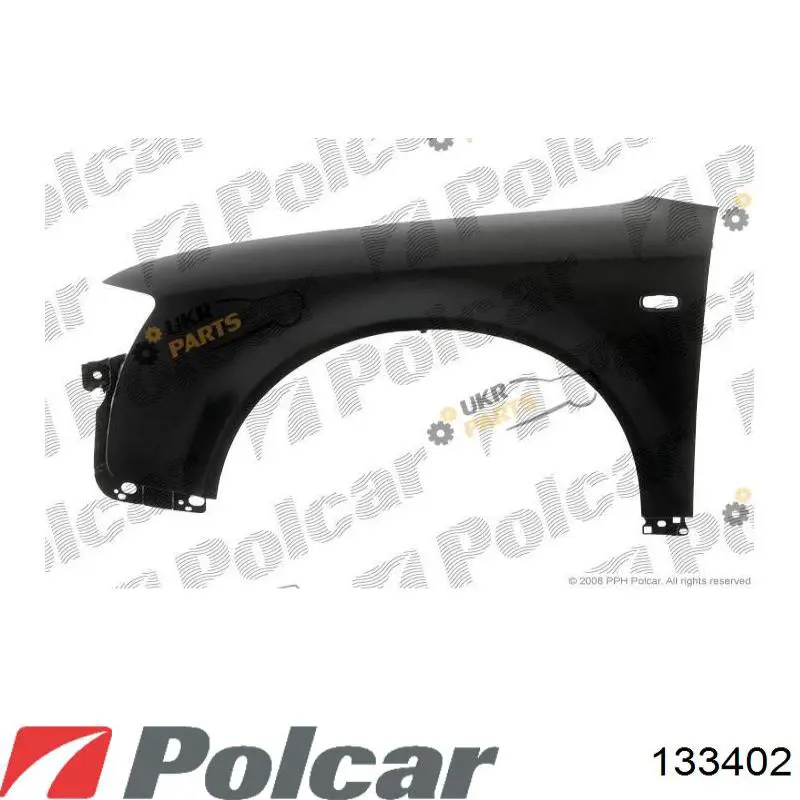 133402 Polcar Aleta delantera