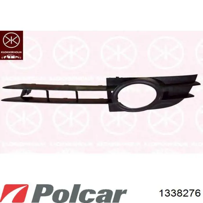 Moldura de parachoques delantero derecho Audi A6 Allroad (4FH)