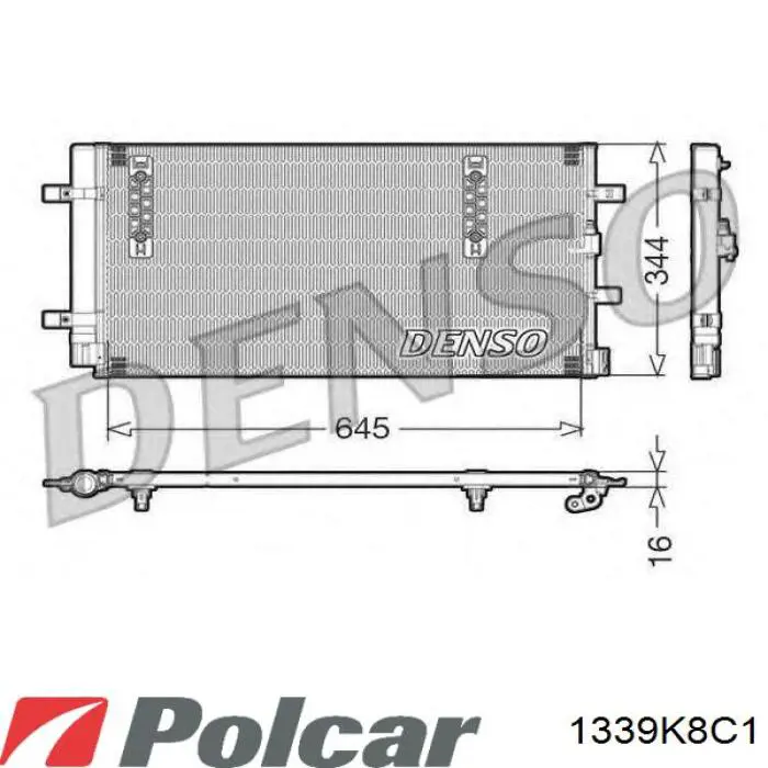 77648250 Kemp condensador aire acondicionado