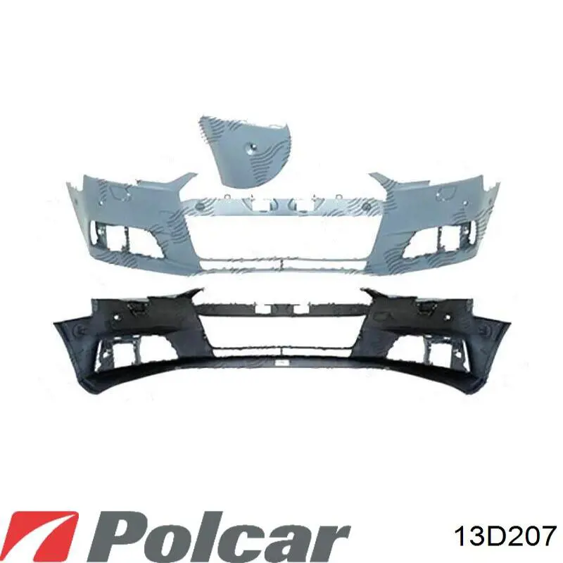 Comprar 8W0807065 VAG Defensa delantera