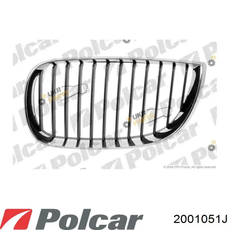 Panal de radiador izquierda BMW 1 (E81, E87)