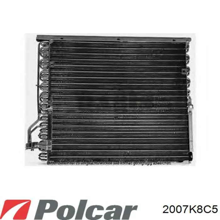2007K8C5 Polcar condensador aire acondicionado