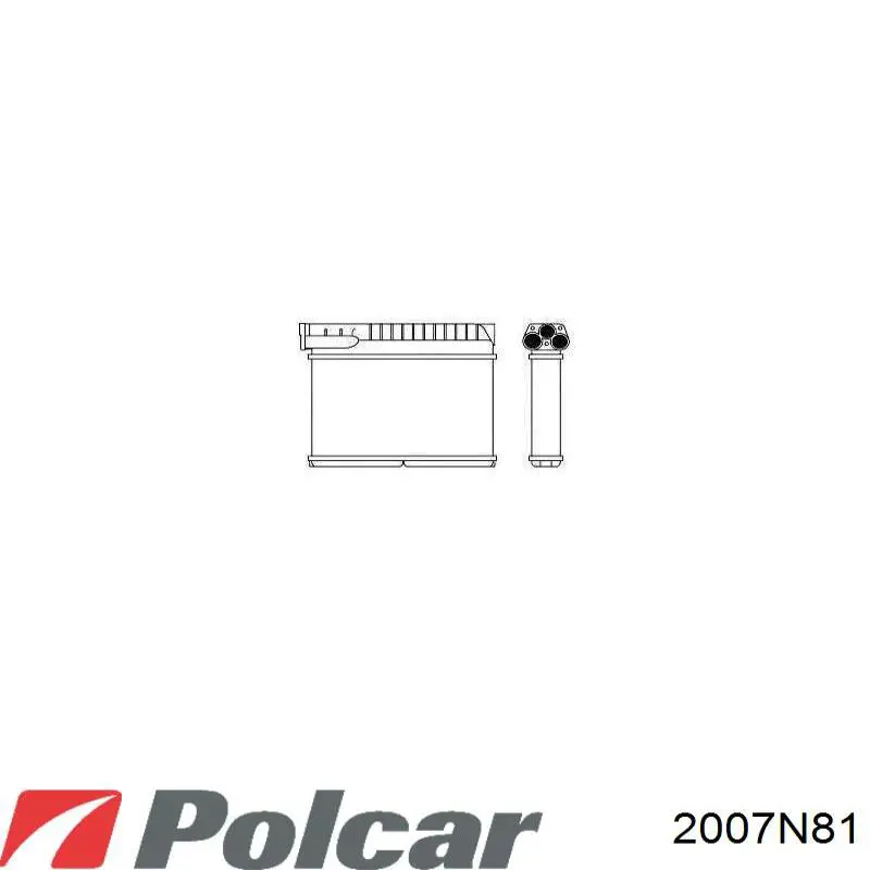 2007N81 Polcar Radiador interior