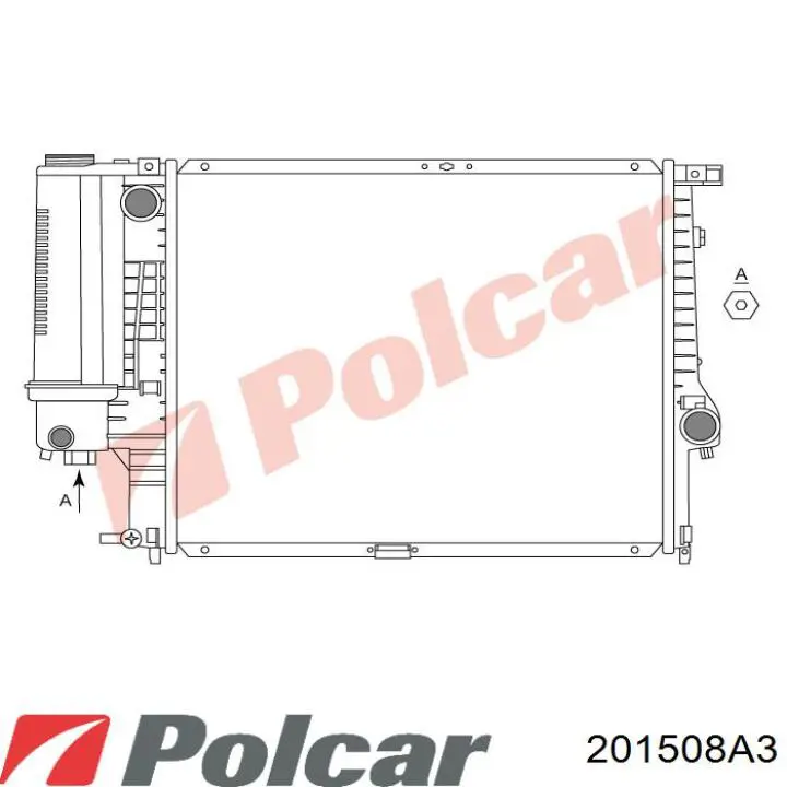 Água radiador Polcar 201508A3 precio, desde 79,56 EUR