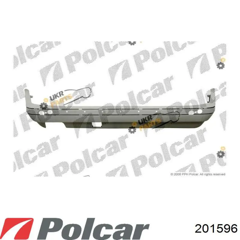 Parachoques trasero 201596 Polcar