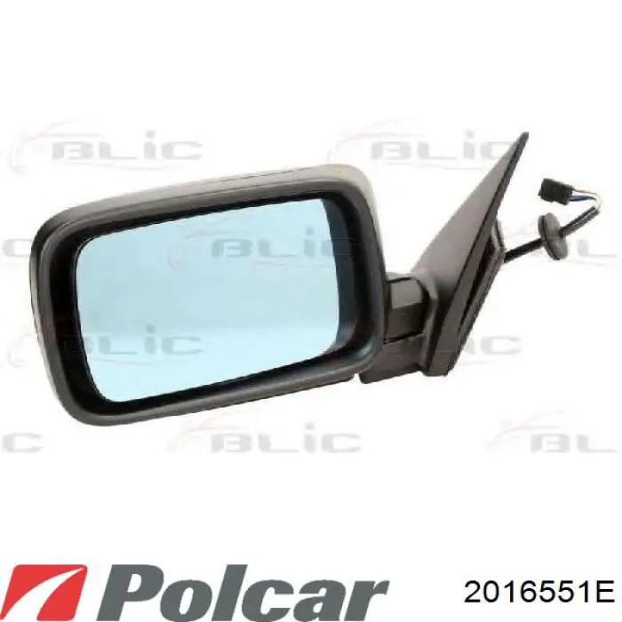 2008545E Polcar Cristal de espejo retrovisor exterior izquierdo