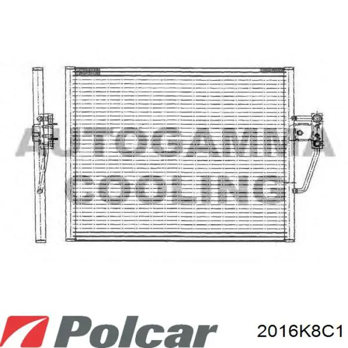 2016K8C1 Polcar condensador aire acondicionado