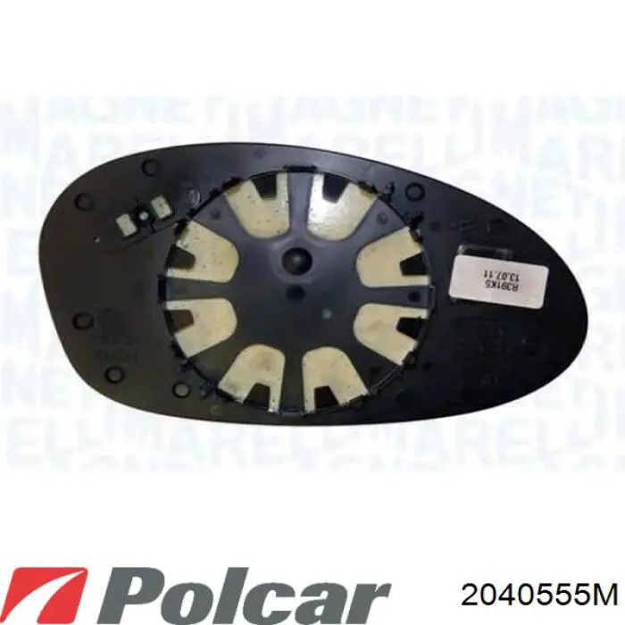 2040555M Polcar cristal de espejo retrovisor exterior derecho