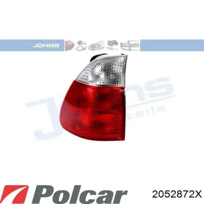 2052872X Polcar piloto posterior interior izquierdo