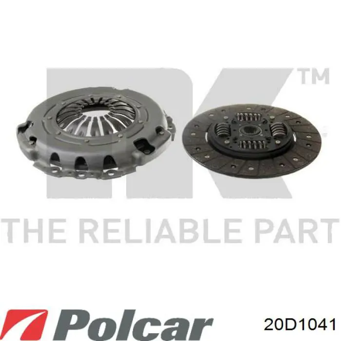 20D1041 Polcar Soporte para radiador superior