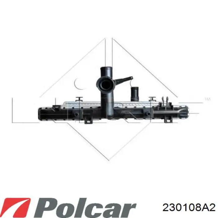 230108A2 Polcar radiador refrigeración del motor