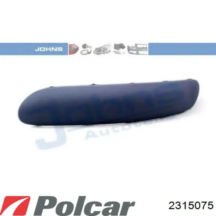 Moldura de parachoques delantera izquierda Peugeot/Citroen 7452W9 precio, desde 11,57 EUR