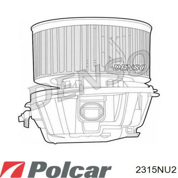 2315NU-2 Polcar motor eléctrico, ventilador habitáculo