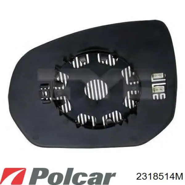 2318514M Polcar espejo retrovisor izquierdo