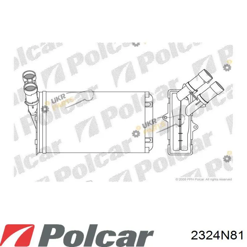 Comprar 2324N81 Polcar Radiador calefacción