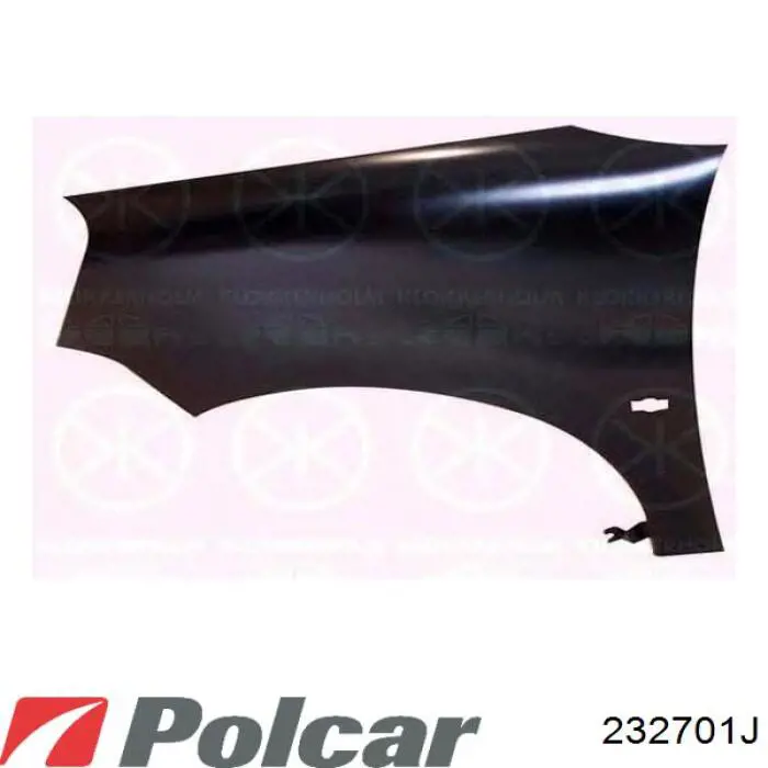 Aleta delantera izquierda 232701J Polcar