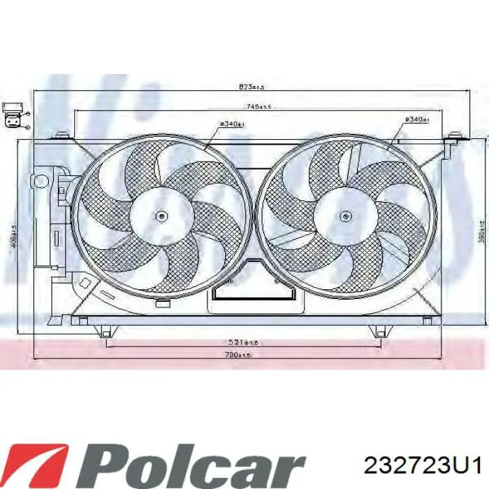 Comprar 232723U1 Polcar Ventilador del motor
