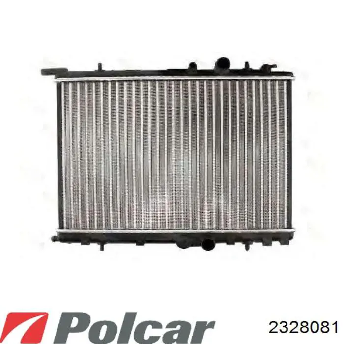 232808-1 Polcar radiador refrigeración del motor