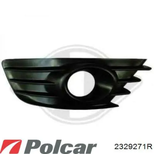Tapa de rejilla de faro antiniebla delantero derecho Polcar 2329271R precio, desde 12,08 EUR