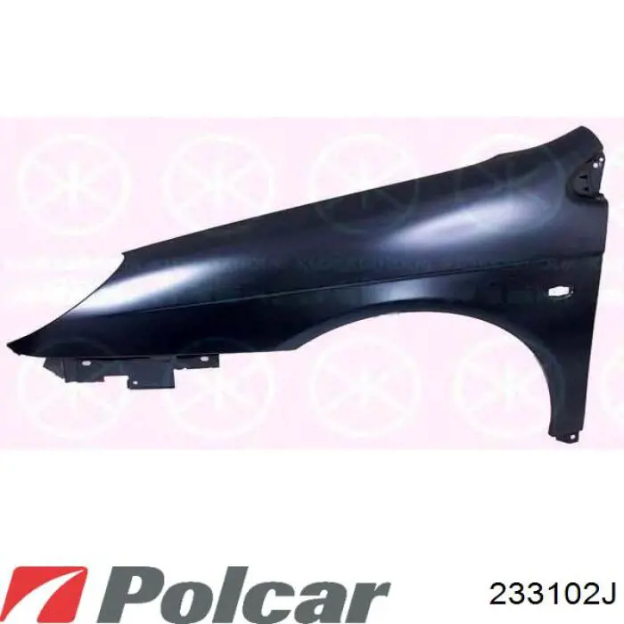 9652990780 Peugeot/Citroen guardabarros delantero derecho