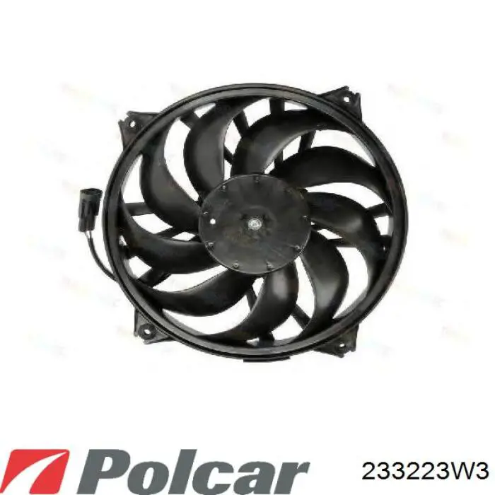 233223W3 Polcar ventilador (rodete +motor refrigeración del motor con electromotor completo)