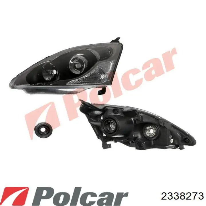 Rejilla del parachoques delantera izquierda 2338273 Polcar