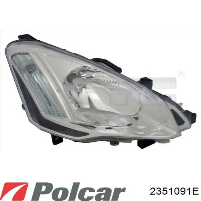 Faros delantero izquierdo para Citroen Berlingo 