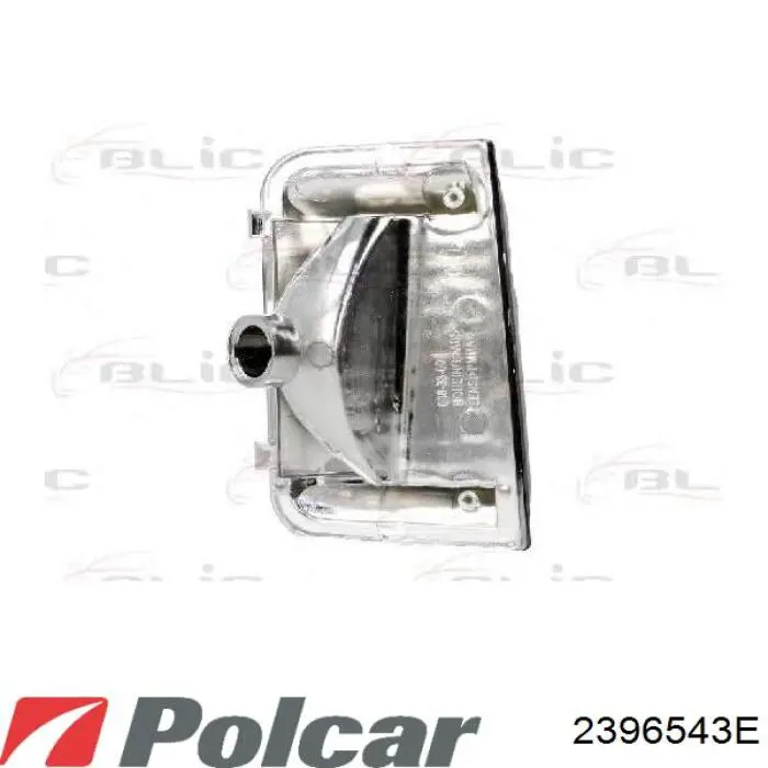 2396543E Polcar cristal de espejo retrovisor exterior izquierdo