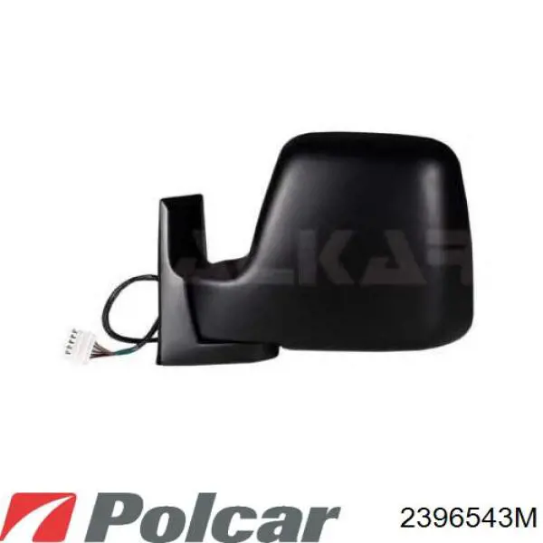 2396543M Polcar cristal de espejo retrovisor exterior izquierdo