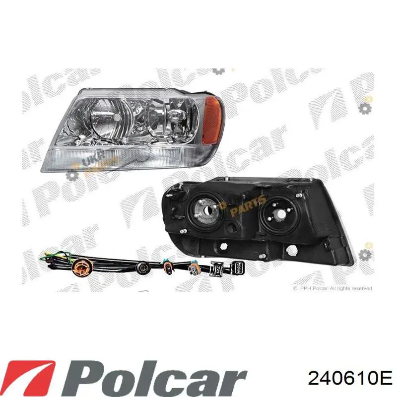 Comprar 55155144AC Chrysler Faro derecho