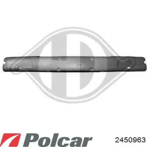 2450963 Polcar refuerzo paragolpes trasero