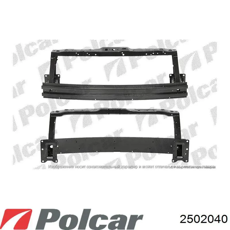 Soporte de radiador completo (panel de montaje para foco) Chevrolet Spark (Matiz) (M300)