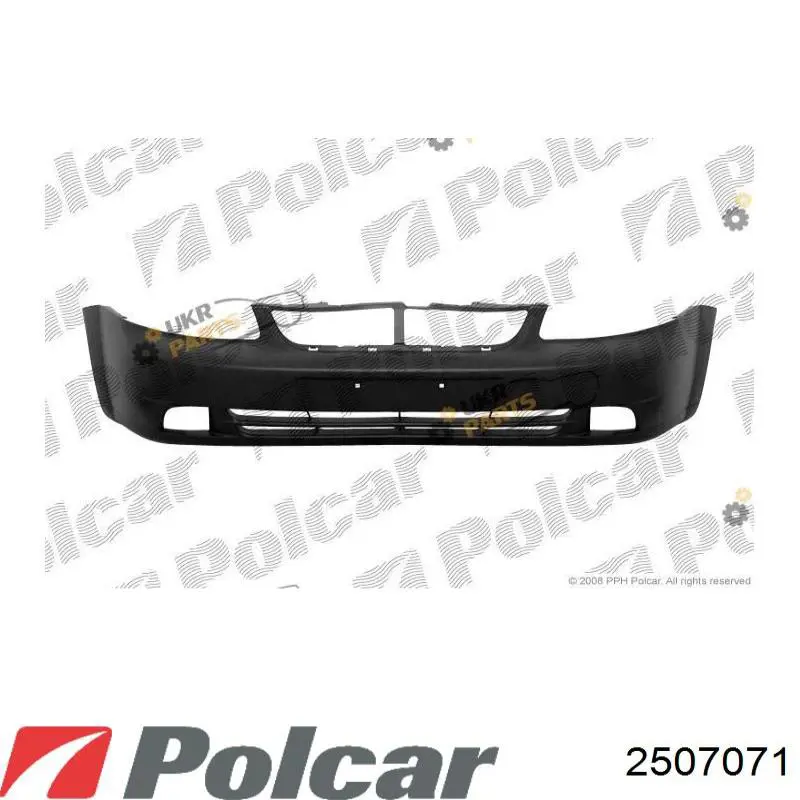 2507071 Polcar Paragolpes delantero