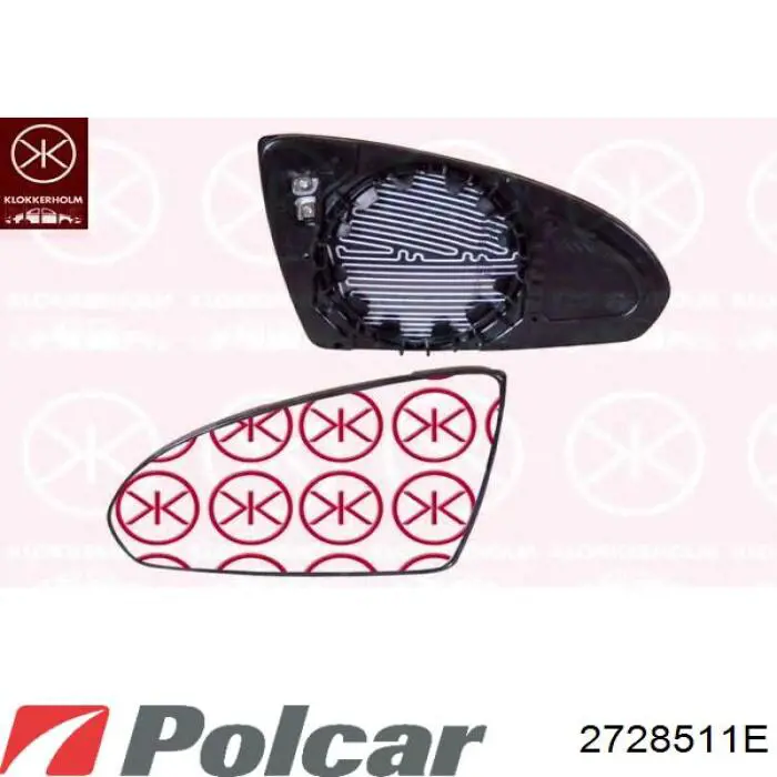 2728511E Polcar Espejo retrovisor izquierdo