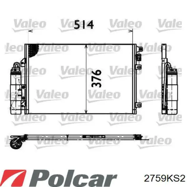 Compresor de ac Renault (RVI) 8200892677